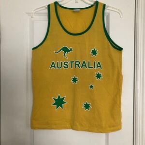 Australia Men’s Tank Top - Yellow and Green